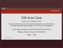 Tablet Screenshot of 535autocare.com